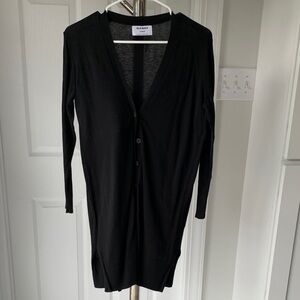 Old Navy Black Button-Up Cardigan
